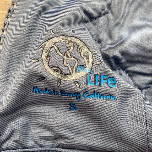 Blue life bikini small top and bottom - Picture 6 of 6
